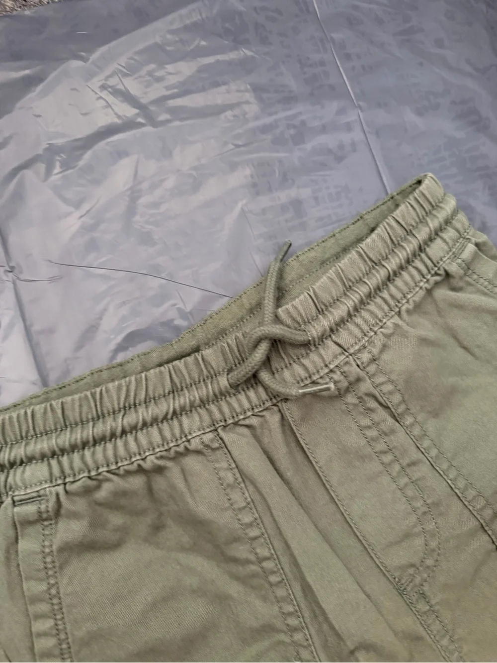 Carter's Olive Green Drawstring Cargo Pants